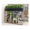 Buy cheap Delicate Balcony Flower Pot Shelf , Plants Metal Garden Shelves Multi Functional Fence from wholesalers
