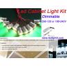 Buy cheap 9PCS*3W Mini Led Cabinet Light +Driver Kit Dimmable Recessed Downlight home decorative lighting from wholesalers