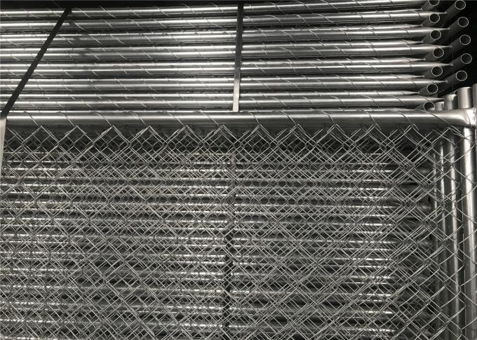 W3.66m Chain Link Construction Fence , H1.8m Temporary Chain Link Fence Panels