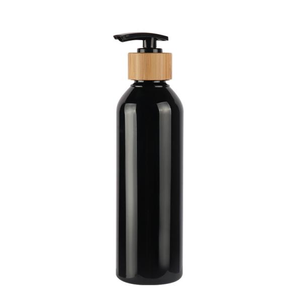Buy cheap Black Round Shoulder PET Cosmetic Lotion Bottle 60ml 80ml 100ml 120ml 150ml 180ml 200ml 250ml 300ml from wholesalers