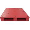 Buy cheap Red Plastic Stacking Pallets Yellow Injection Moulded Plastic Pallets from wholesalers
