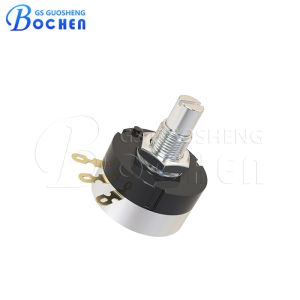 Buy cheap Adjustable Precision Wirewound Potentiometer WX17 1w 10k Ohm Single Turn from wholesalers