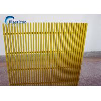 Buy cheap Weatherproof FRP Profile Yellow FRP Fence Fibre Reinforced Plastic product