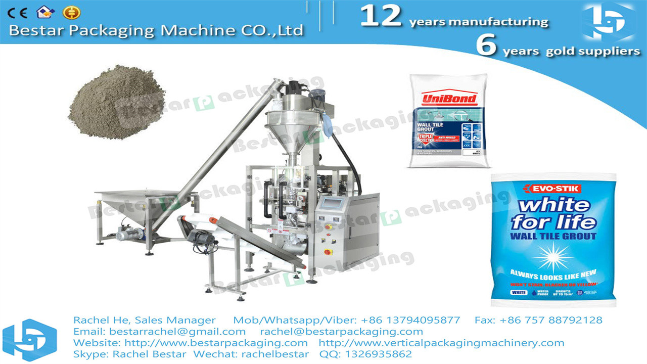 Automatic packing machine for lime powder 500-2000g pouch PE film BSTV-450DZ