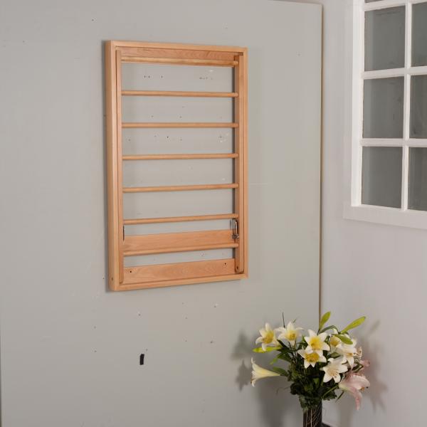 Buy cheap Natural Wood Solid Beech 15.5cm Depth Wall Mounted Drying Rack from wholesalers