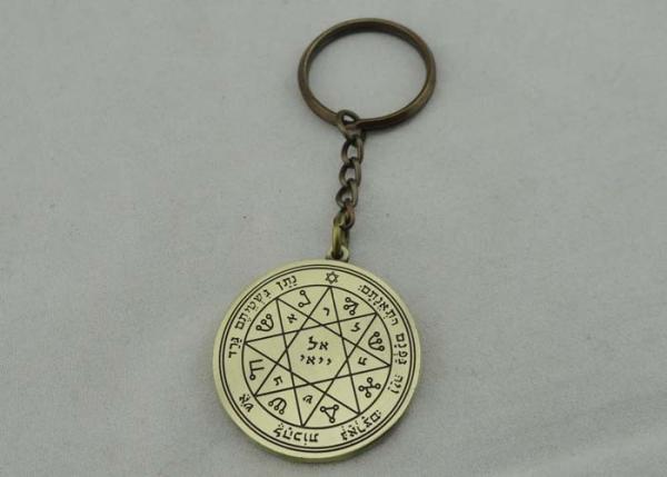 Buy cheap Promotional Russia Personalized Key Chain With Soft Enamel and Antique Brass Plating from wholesalers