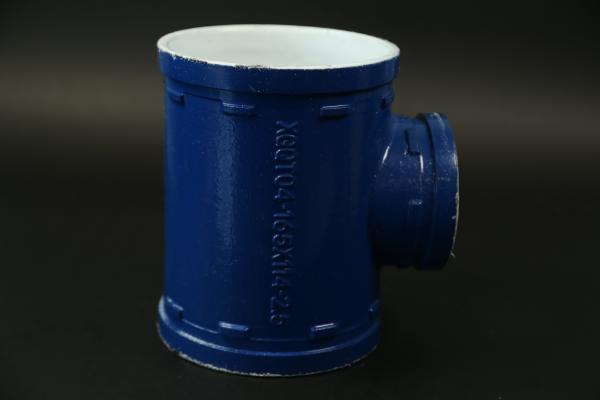 Buy cheap XGQT04-165x114-2.5 blue Lined Pipe Fittings Corrosion Resistance from wholesalers