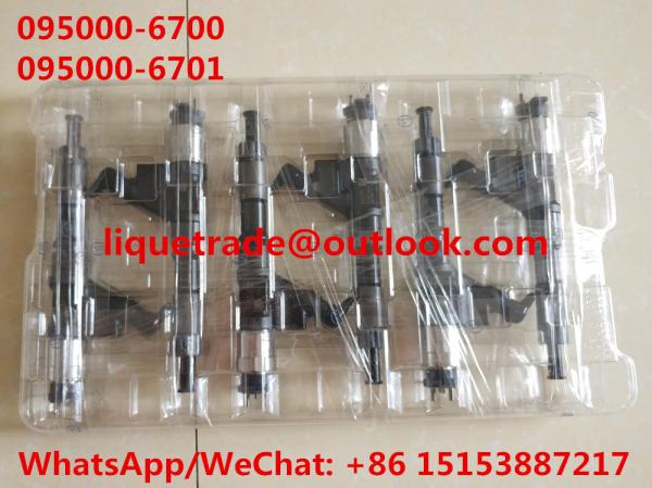 DENSO common rail injector 095000-6700,095000-6701 for SINOTRUK HOWO R6154008001