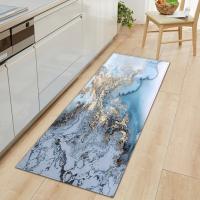 Buy cheap Long Square Marble Kitchen Floor Mats Stone Pattern Themed Doormat product