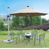 Buy cheap Aluminum 150cm Double Patio Umbrella Beach Sunshade Umbrella Remote Control Parasol from wholesalers