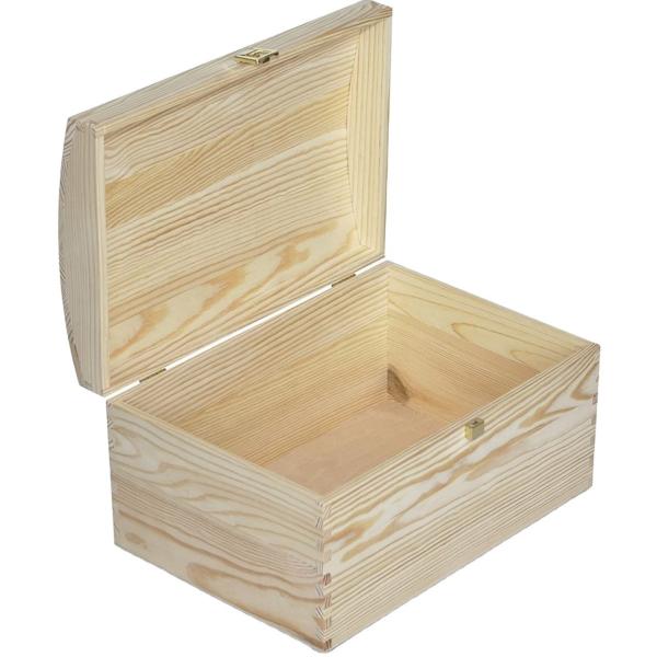 Buy cheap Wooden Keepsake Box Treasure Chest Memory Storage Trunk Wood Gift Art Craft for Valuables, Toys & Tools Storage Box from wholesalers