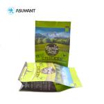 Flat Bottom Aluminum Foil Mylar Bag Side Gusset Pet Food Packaging Bag With