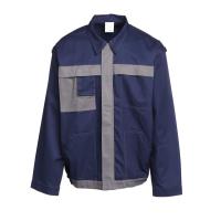 Buy cheap 240 GSM 65% Polyester 35% Cotton Twill 2/1 Open Line Blue Workwear Jacket product