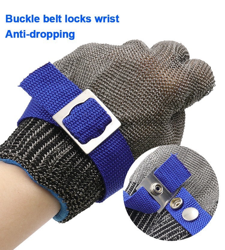 Food Grade Kitchen Safety Gloves With Buckle, Anti-Oil And Anti-Slip Protective Gloves