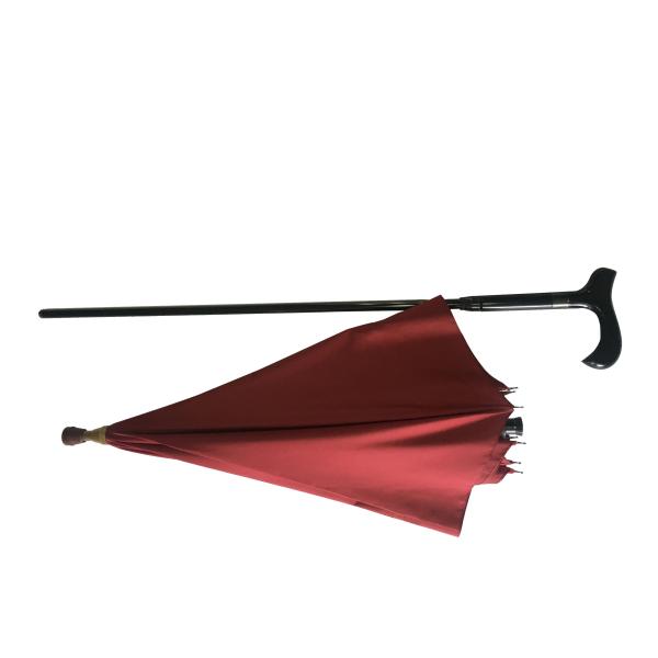 Buy cheap Long 190T Nylon Fabric wooden stick umbrella from wholesalers