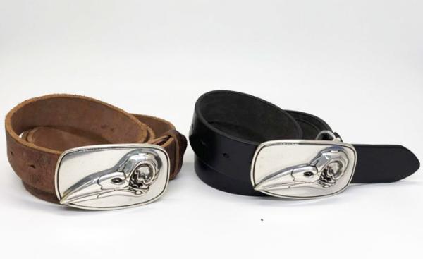Buy cheap Woodpecker Pattern Buckle Mens Thick Casual Leather Belt 140cm Length from wholesalers