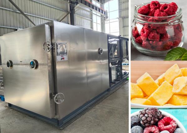 Buy cheap Remote PLC Controlled Food Milk Fruit Vacuum Freeze Dryer Machine from wholesalers