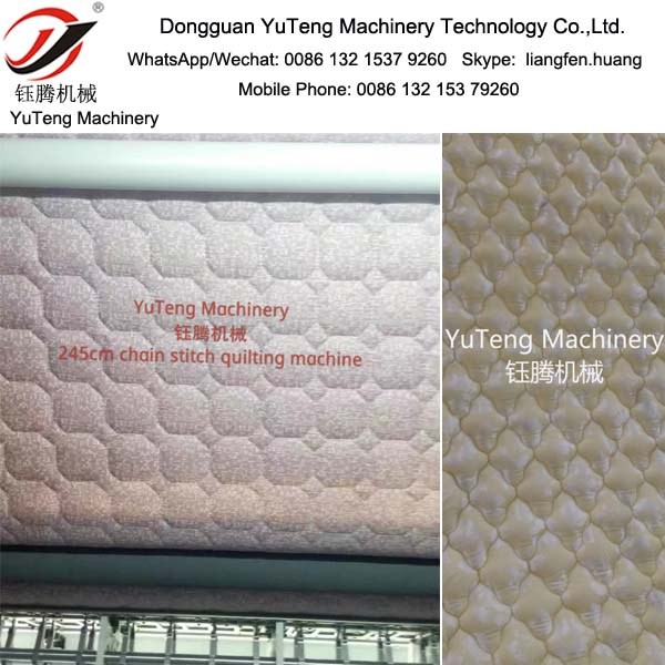 245cm Automatic Computerized Chain Stitch Quilting Machine For Mattress Foam
