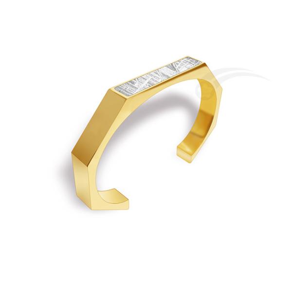 Buy cheap Contemporary Galactic Meteorite Stainless Steel Bangle Bracelet Impact Resistant from wholesalers