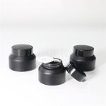 Oblique Shoulder Cream Glass Jars For Cosmetic Packaging 1oz