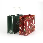 Popular Paper Gift Packaging Bags Biodegradable Customized Weight For Christmas