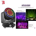 RGBW Zoom Wash Big Bee Eyes Nightclub Party Disco DMX Stage Light