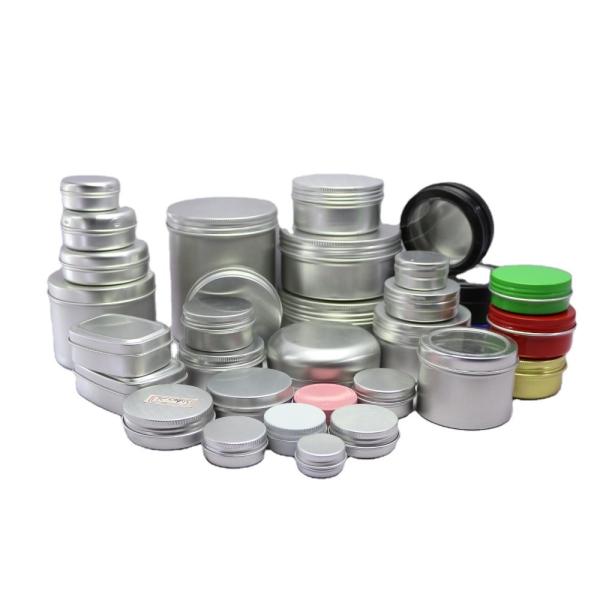 Buy cheap Cream Candle ODM Metal Cosmetic Jar 1.76oz 50ml Aluminium Tins Can BPA Free from wholesalers