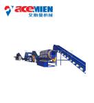 Automatic Plastic Recycling Washing Line For Waste PET Flakes Particle Size 18mm
