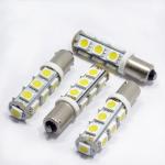 SMD BA9S 5050 LED Headlight Kits For Cars Auto License Plate Light 1 Year