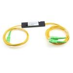 1x2 Splitter Fiber FTB Splitter / SC APC Splitter For Fiber Optic Cable
