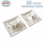 RJ45 Network Faceplate 2 Port 86 Type Wall Face Plate For Telephone / Workstatio