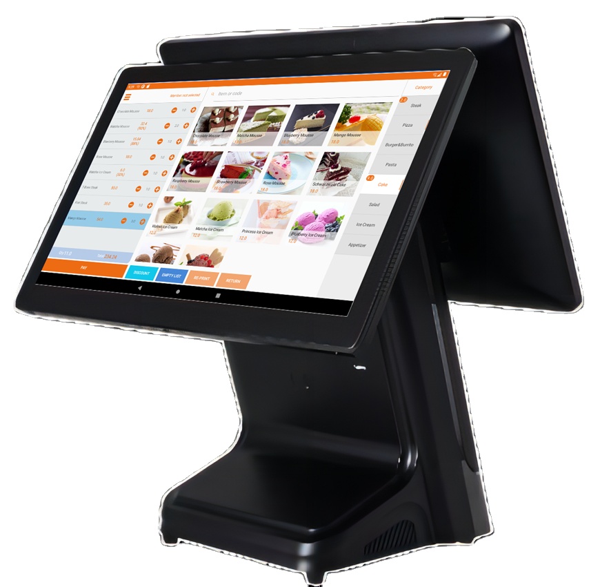 RK3566/RK3568 CPU Touch POS System with Retail Software and Thermal Receipt Printer