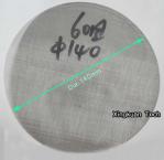 140mm Dia 60mesh Extrusion Screens For Sieving In Plastics Or Filters