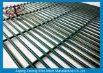 Powders Sprayed Coating Dark Green 358 Security Mesh Fence 12.7*76.2mm