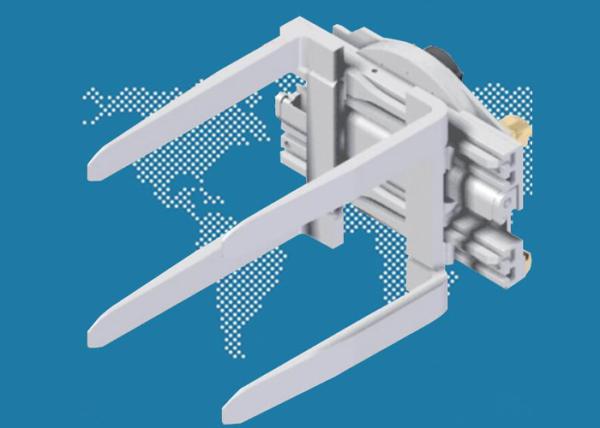 Quality Fork Truck Clamp Attachments Turnaload Clamp 50x125x1200mm Forks for sale