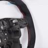 Buy cheap Full Leather Racing Ford Carbon Fiber Steering Wheel Plain Weave F150 from wholesalers