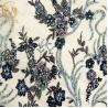Buy cheap Fashion Knitted 3D Embroidery Lace Fabric With Beads Applique Decoration from wholesalers