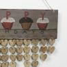 Buy cheap Family Birthday Calendar Board DIY Wooden Birthday Reminder Wall Hanging Calendar Plaque for Mom Dad with 100 Piece Wooden Discs from wholesalers