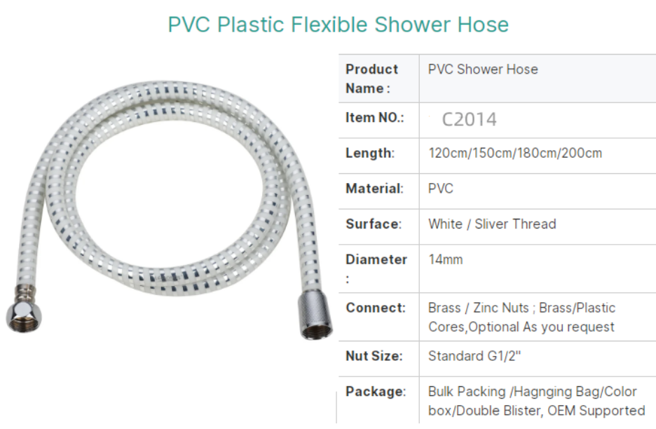 Ultra-Flexible Replacement Stainless Steel Shower Hose For Modern Bathroom Design