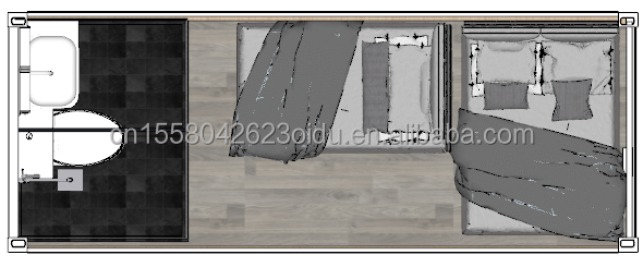 Office Building Removable Foldable Container House for Living and Office Prefab