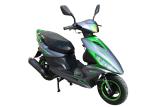 gas motor scooter 125cc 150cc GY6 engine black alloy wheel iron muffler