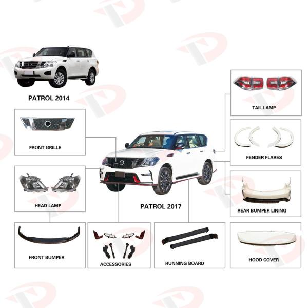 Buy cheap New Style Patrol 4x4 Pickup Truck Accessories Toyota 2014 To 2017 from wholesalers