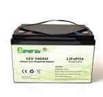Plastic LiFePo4 Battery Pack 12V 100AH Customized High Energy Density