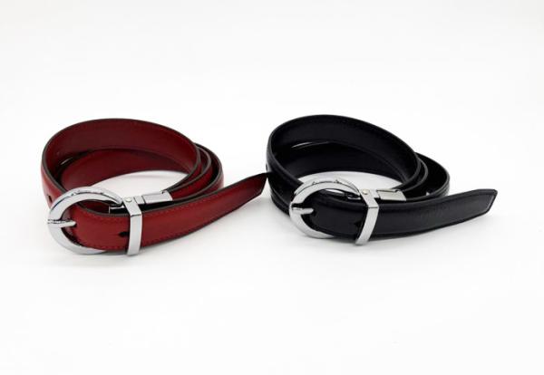 Buy cheap Genuine Leather Womens Decorative Belts , Womens Black Leather Jeans Belt from wholesalers