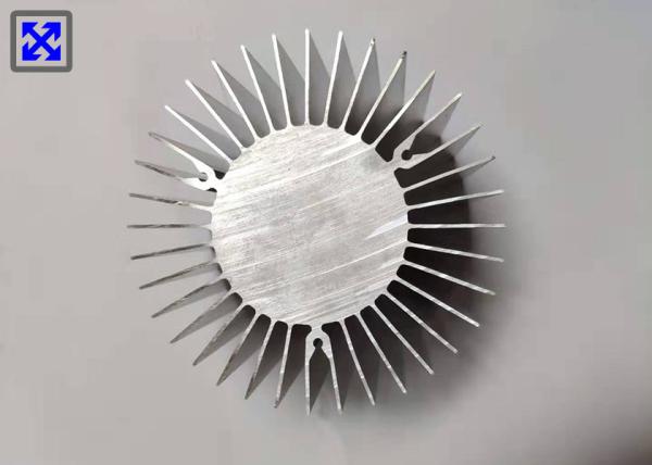 Buy cheap Round Shape Heatsink Extrusion Profiles , Anti Friction Aluminum Extrusion Profiles from wholesalers