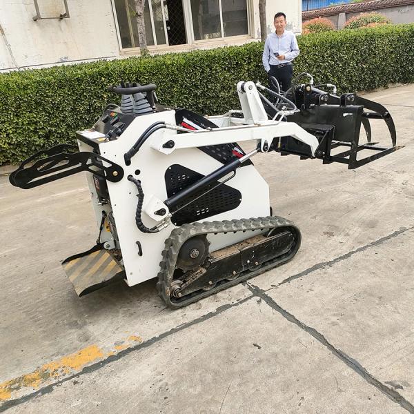 Buy cheap 0.2ton Tracked Skid Steer Loader Small Track Loader With Hydraulic Oil Radiator from wholesalers