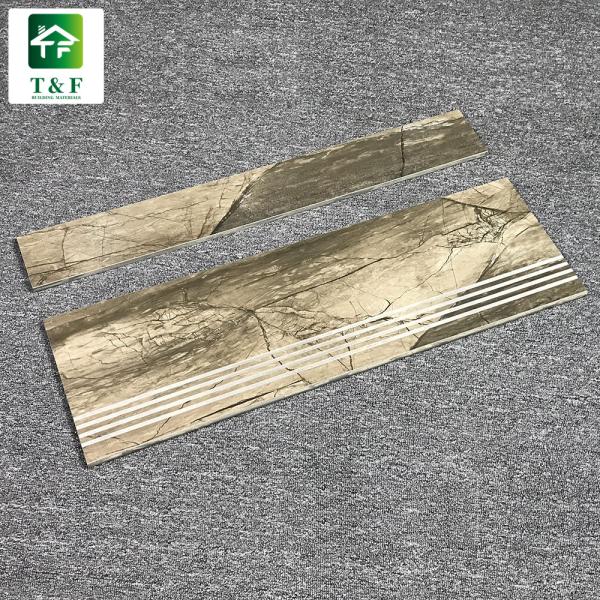 Buy cheap Porcelain Grey Stair Ceramic Tiles Glazed Polished House Decorative from wholesalers