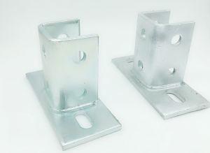 Buy cheap Zinc Plated Steel Strut Channel Base / Strut Channel Accessories for 12 Gauge Strut Channel from wholesalers