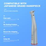 Optic Fiber 1/5 Increasing Dental Handpiece Unit High Speed Electric Handpiece