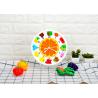 Buy cheap Fruit Style Arts And Crafts Toys Set DIY Painting Plaster Craft Clock Real Movement from wholesalers